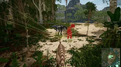 The Isle radar features for local rotations gameplay screenshot
